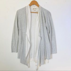 2 Layered Cardigan Open Front
